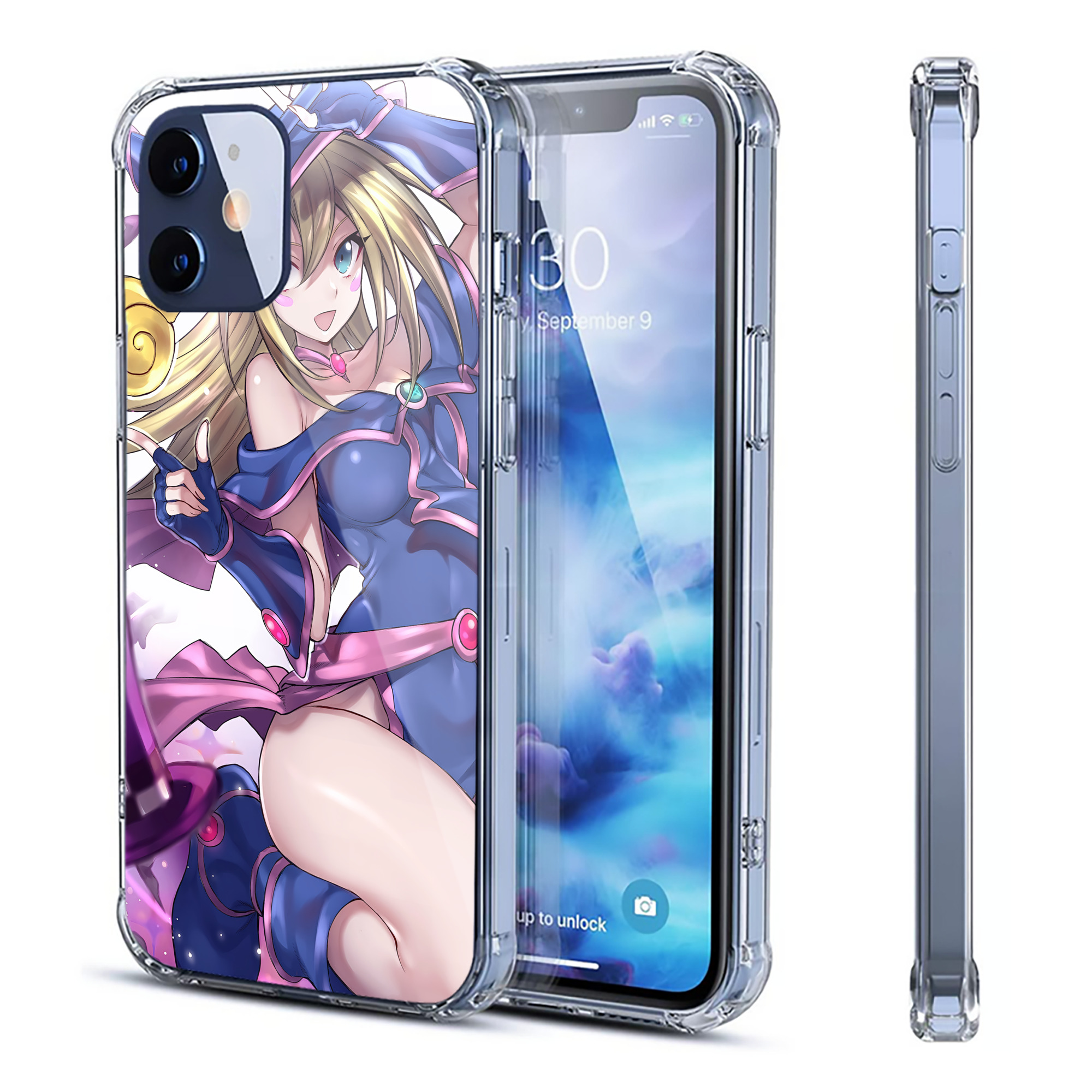 （画像用） 遊☆戯☆王 Yu-Gi-Oh! 【iPhone 12シリーズ対応】透明スマホケース（クリアソフトケース）